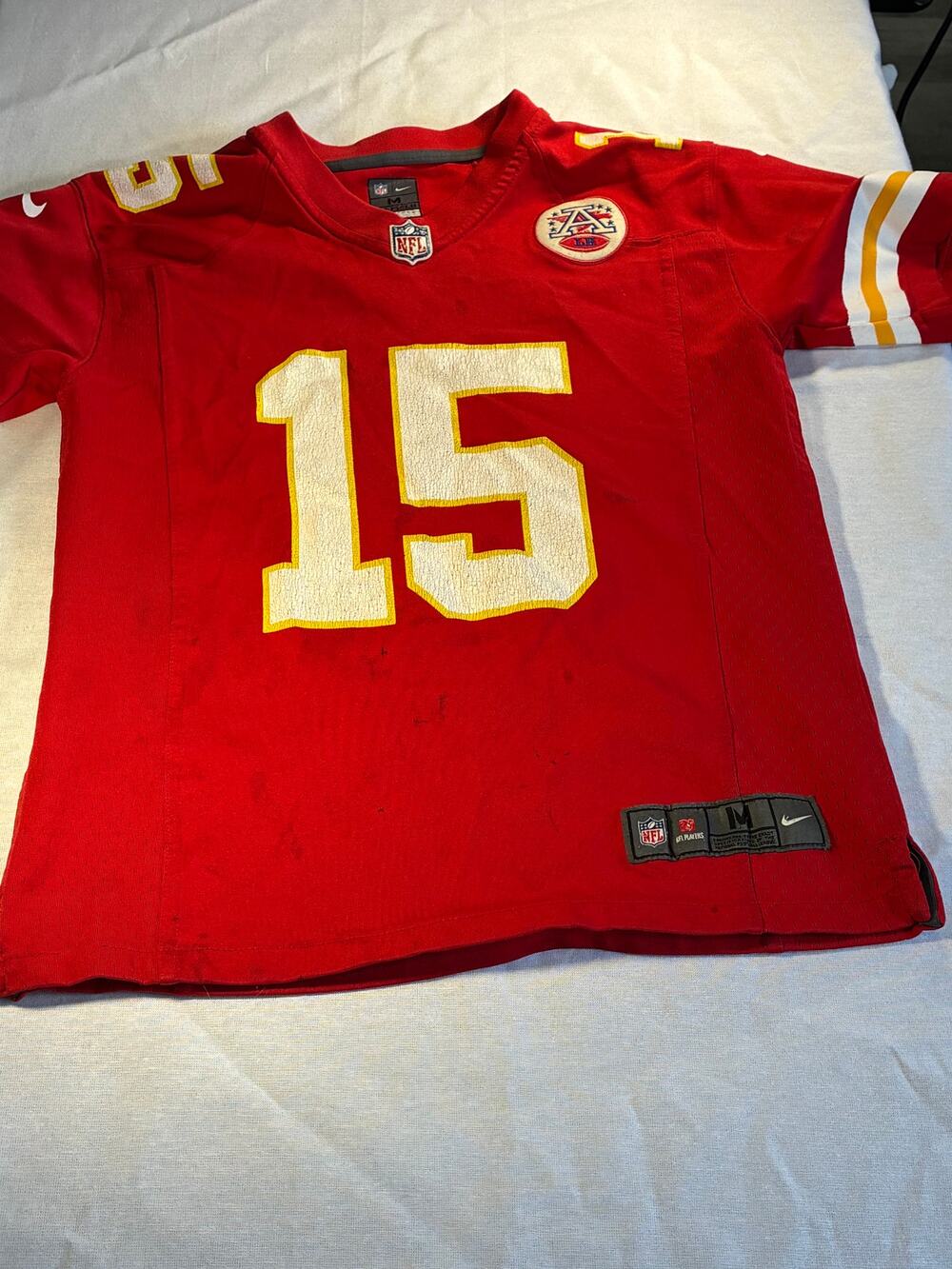 Nike Patrick Mahomes Kansas City Chiefs #15 NFL Jersey Red Size Medium Football